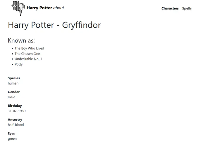 Harry Potter about